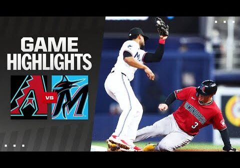 D-backs vs. Marlins Game Highlights (8/20/24) | MLB Highlights