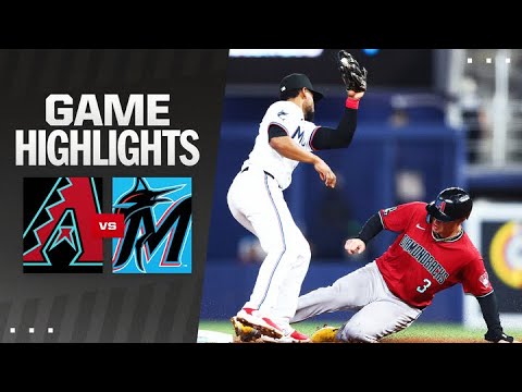 D-backs vs. Marlins Game Highlights (8/20/24) | MLB Highlights