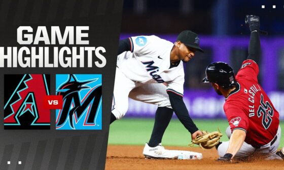 D-backs vs. Marlins Game Highlights (8/21/24) | MLB Highlights