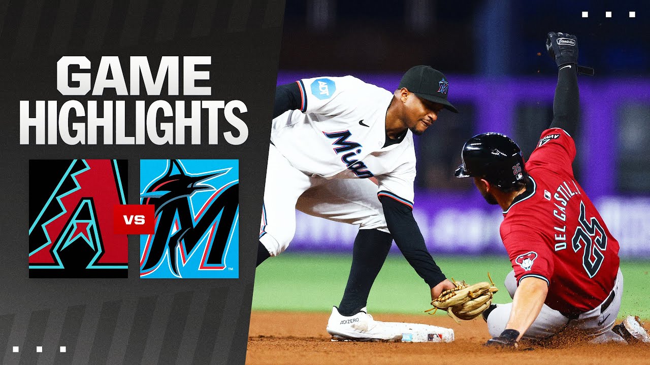 D-backs vs. Marlins Game Highlights (8/21/24) | MLB Highlights