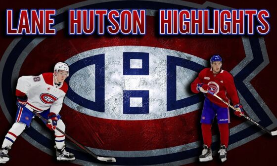 Lane Hutson Highlights | Montreal Canadiens