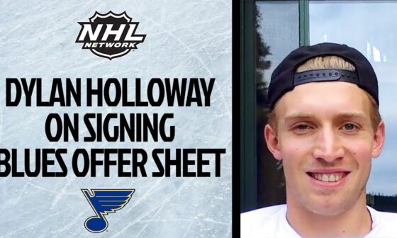 Dylan Holloway on Signing Blues Offer Sheet and Leaving Oilers