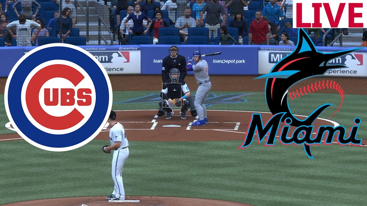 🔴LIVE 🔴Chicago Cubs VS Miami Marlins / August 23/ /MLB THE SHOW 2024