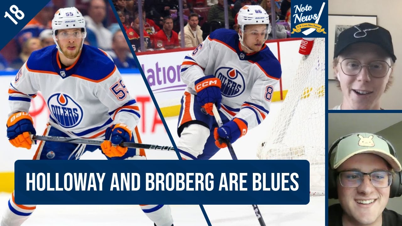 Dylan Holloway and Philip Broberg are officially St. Louis Blues! | 18