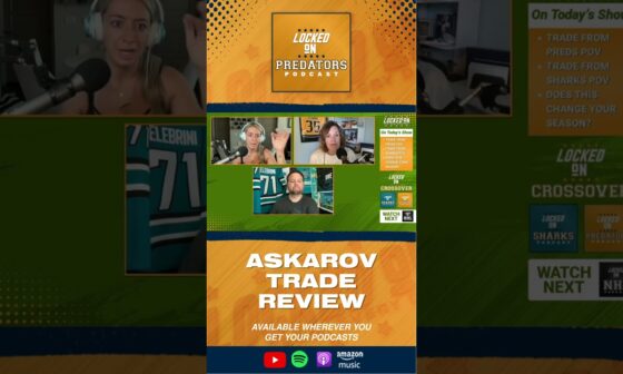 Analyzing the Nashville Predators San Jose Sharks Trade with Yaroslav Askarov