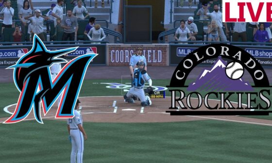 🔴LIVE 🔴 Miami Marlins vs Colorado Rockies/ August 28/ MLB EN vivo/MLB The show 2024