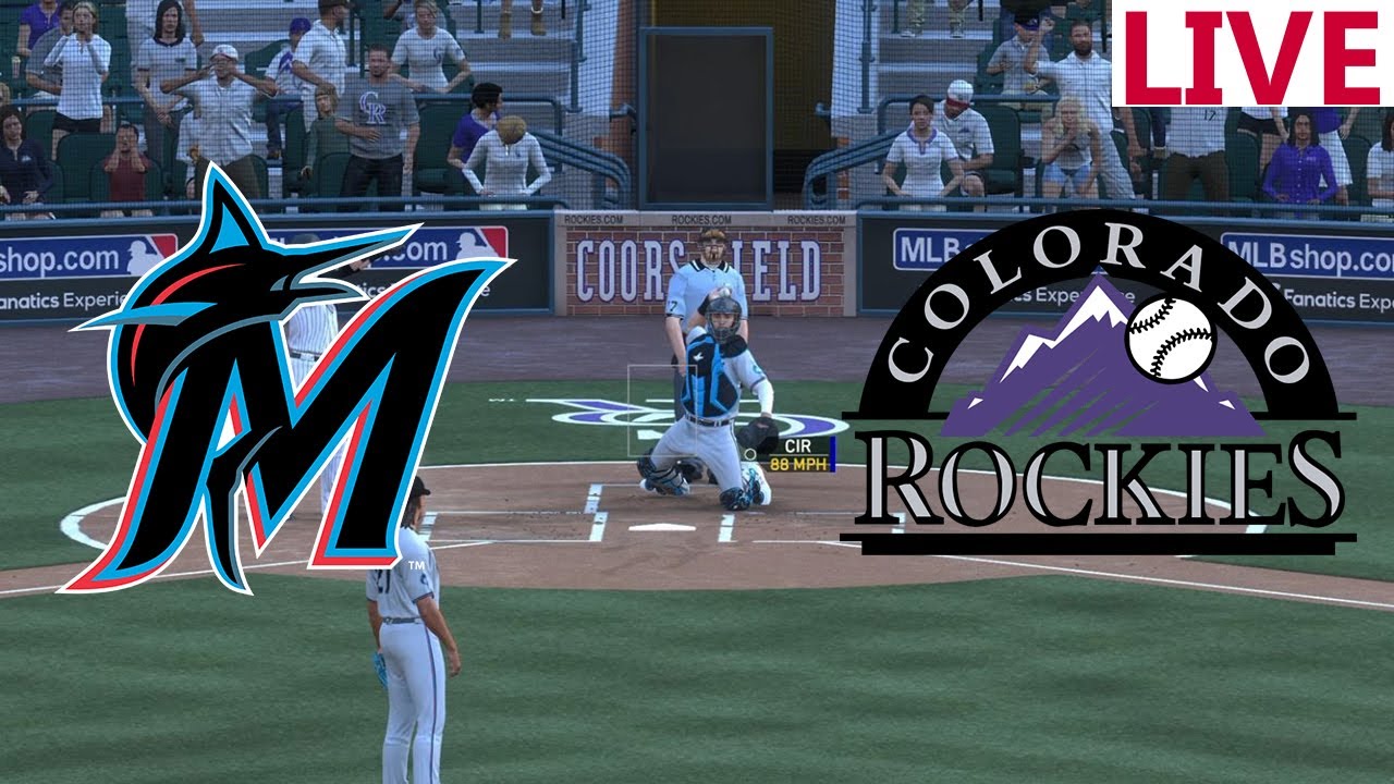 🔴LIVE 🔴 Miami Marlins vs Colorado Rockies/ August 28/ MLB EN vivo/MLB The show 2024