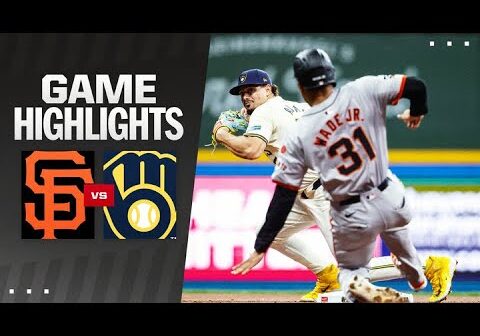 Giants vs. Brewers Game Highlights (8/28/24) | MLB Highlights