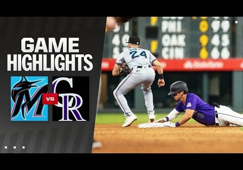 Marlins vs. Rockies Game Highlights (8/28/24) | MLB Highlights