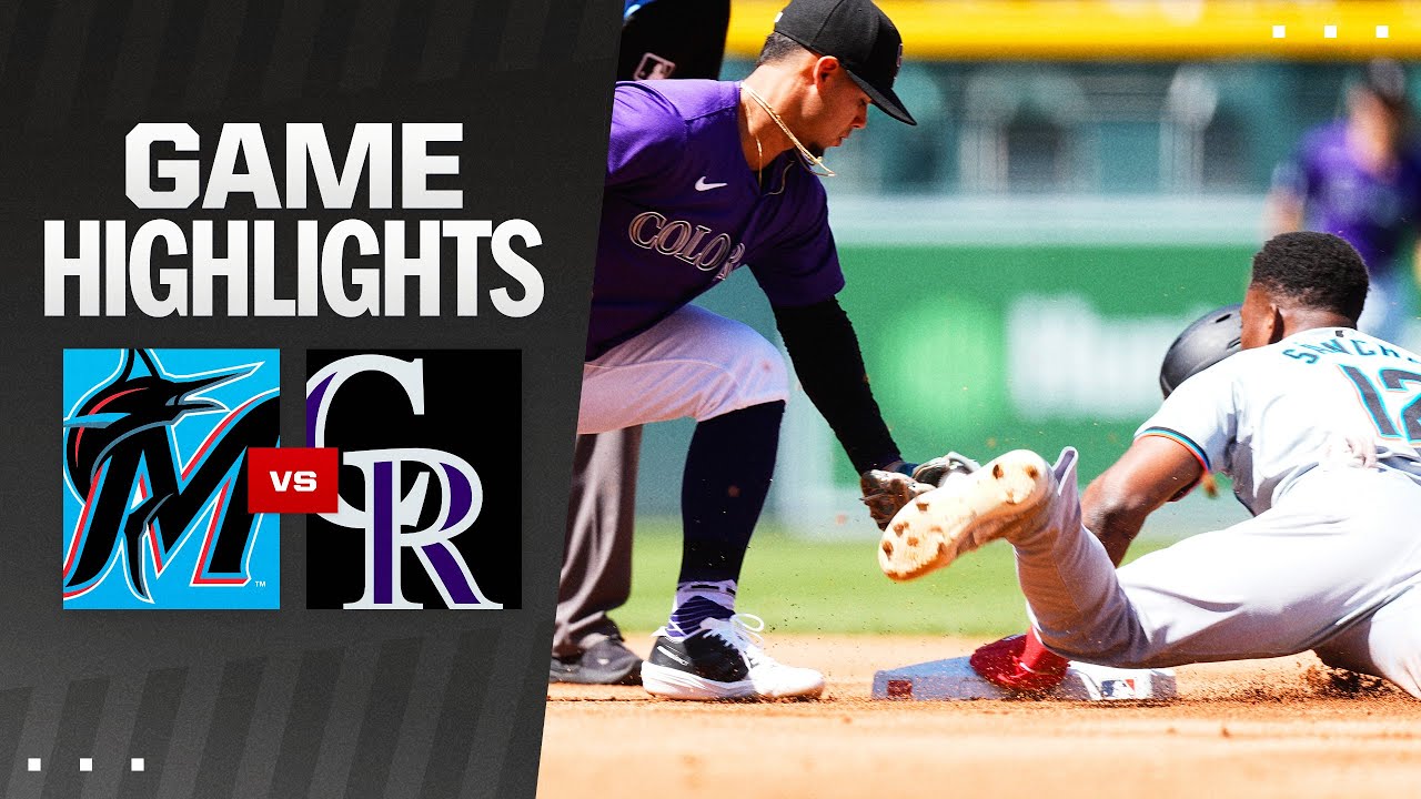 Marlins vs. Rockies Game Highlights (8/29/24) | MLB Highlights