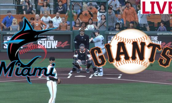 🔴LIVE Baseball🔴 Miami Marlins VS San Francisco Giants/August 30/ MLB THE SHOW 2024