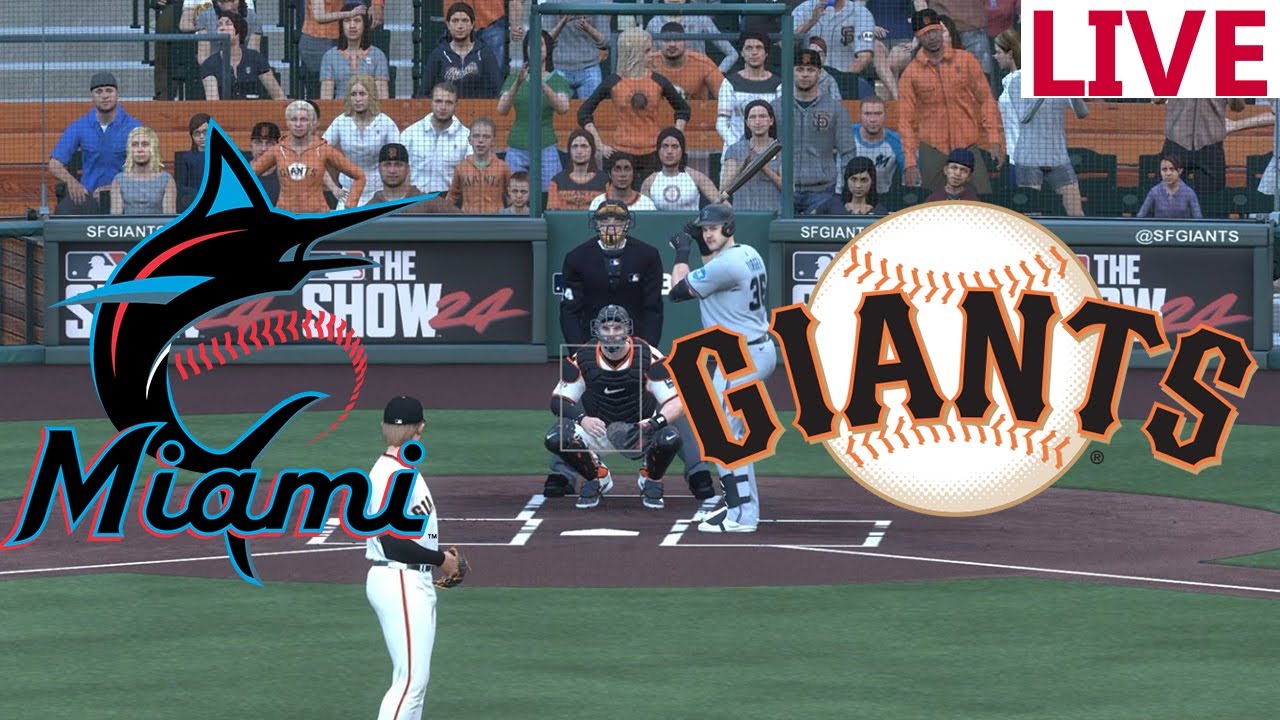 🔴LIVE Baseball🔴 Miami Marlins VS San Francisco Giants/August 30/ MLB THE SHOW 2024