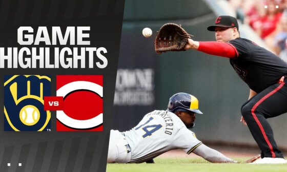 Brewers vs. Reds Game 2 Highlights (8/30/24) | MLB Highlights