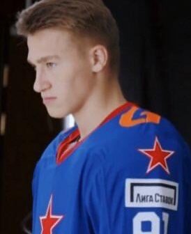 Ivan Demidov at KHL media day