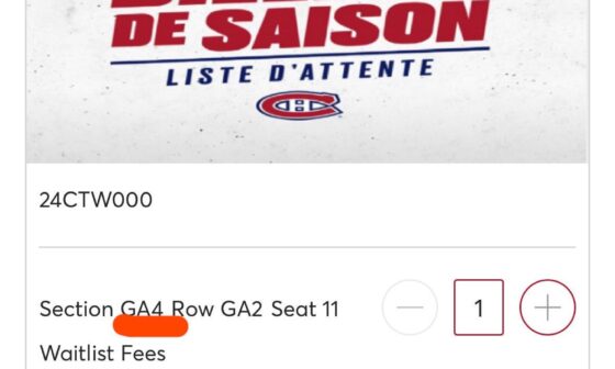 Season Tix Waitlist Help