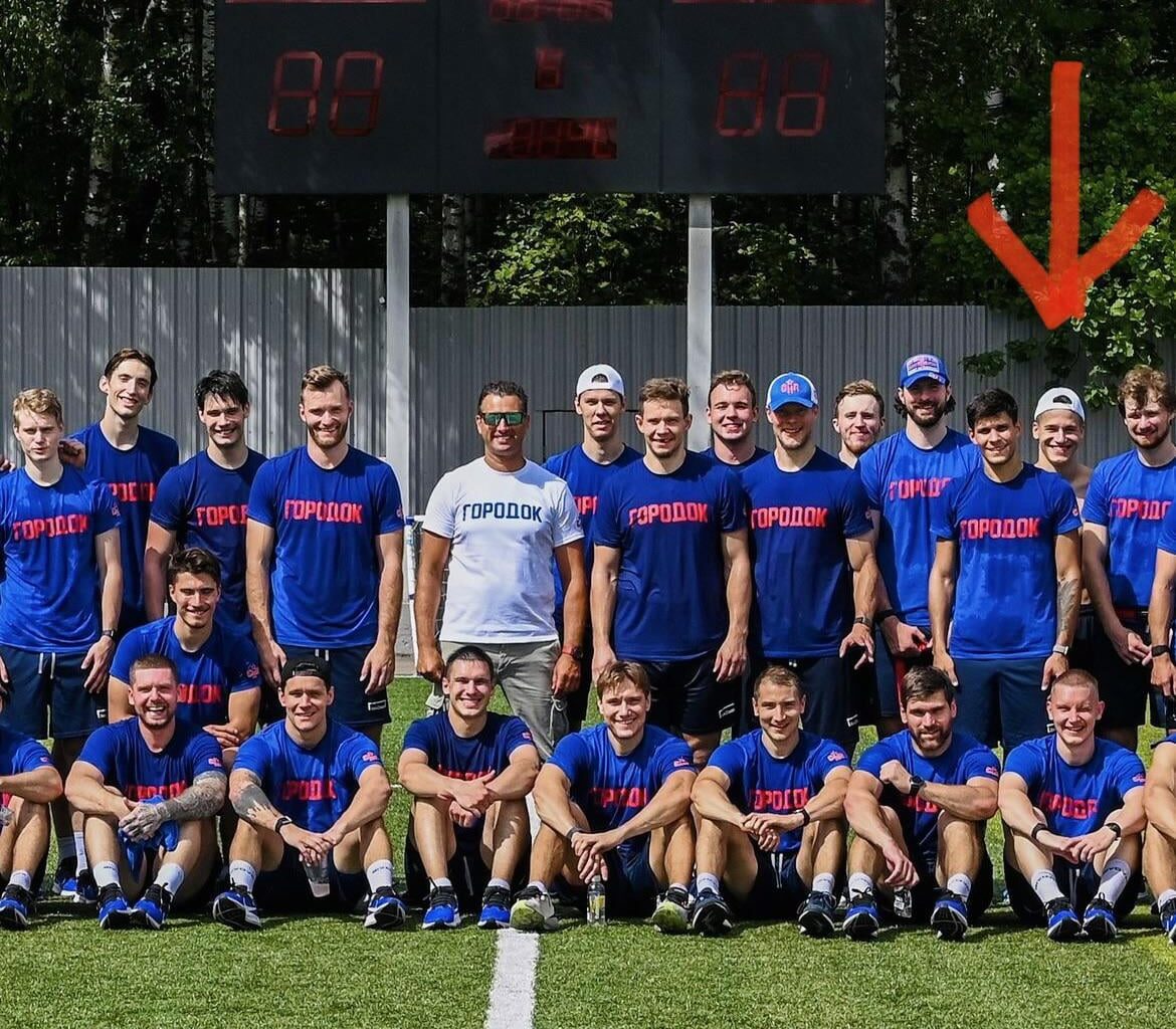 Ivan Demidov at SKA training camp today