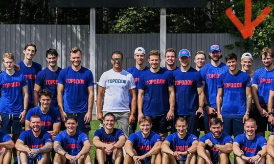 Ivan Demidov at SKA training camp today