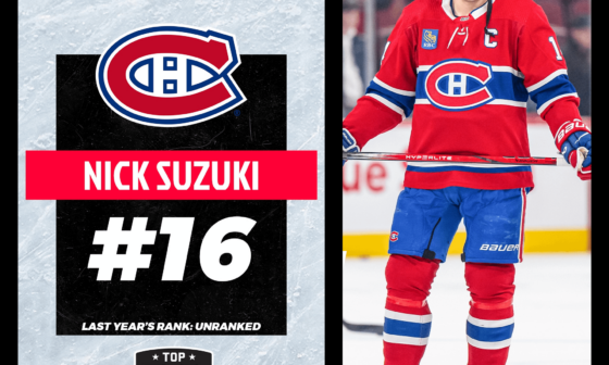 NHL Network ranks Nick Suzuki as the 16th best center in the league