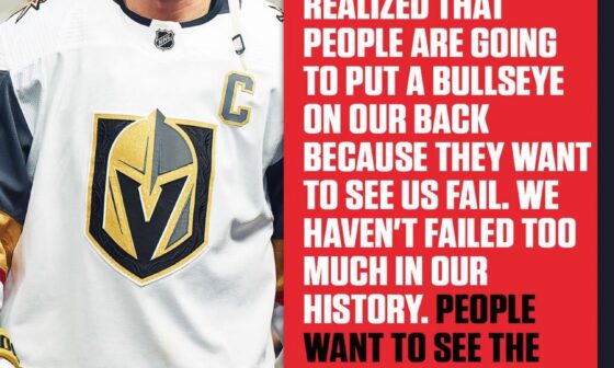 Stone claims hockey fans want to see Vegas fail