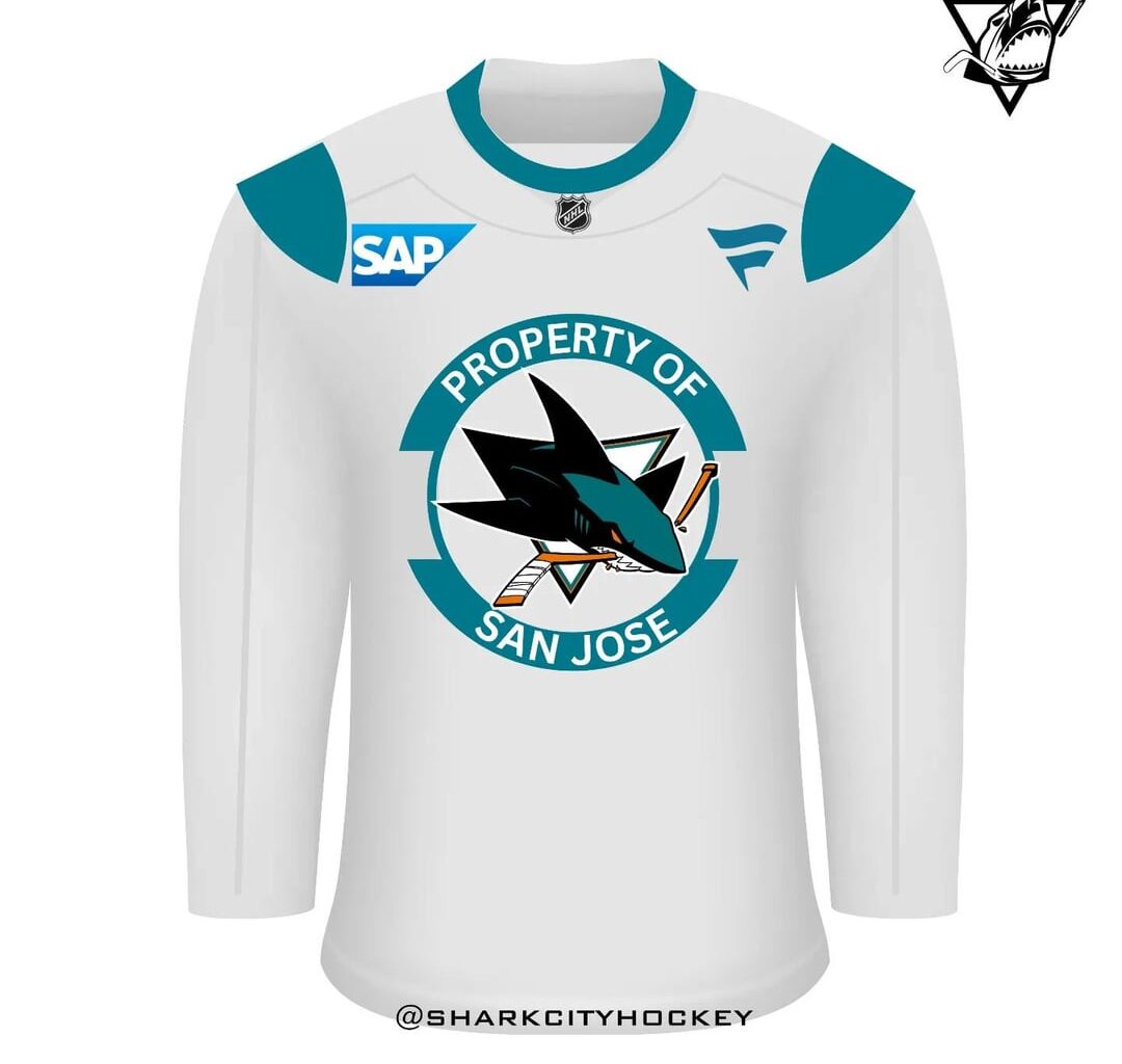 Based off of the Washington Capitals, here's a concept of the new Fanatics branded Sharks practice jerseys.