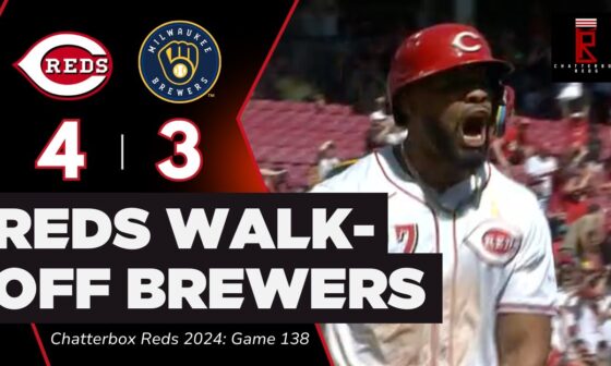 Cincinnati Reds FINALLY Beat Milwaukee Brewers | Chatterbox Reds | Game 138