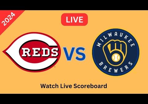 Milwaukee Brewers Vs Cincinnati Reds Live Match Scoreboard | Live Baseball | 2024