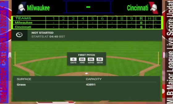 🔴LIVE : Milwaukee Brewers vs Cincinnati Reds | MLB Major League Match Live Score Update 08/31/24 |