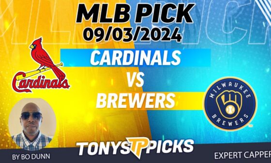 St Louis Cardinals vs. Milwaukee Brewers 9/3/24 MLB Picks & Predictions by Bo Dunn,