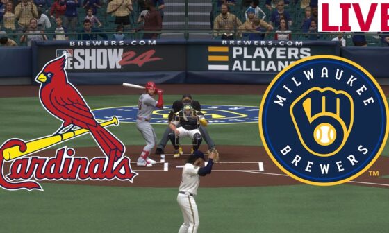 🔴LIVE MLB🔴 ST Louis Cardinals  VS Milwaukee Brewers / September 04/ /MLB THE SHOW 2024