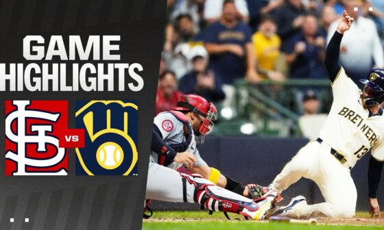 Cardinals vs. Brewers Game Highlights (9/4/24) | MLB Highlights