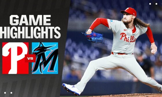 Phillies vs. Marlins Game Highlights (9/5/24) | MLB Highlights