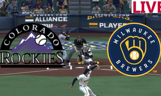 🔴LIVE MLB🔴 Colorado Rockies  VS Milwaukee Brewers / September 06/ /MLB THE SHOW 2024