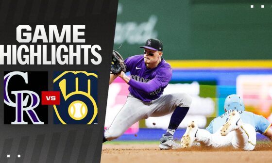 Rockies vs. Brewers Game Highlights (9/6/24) | MLB Highlights