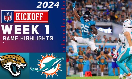 Miami Dolphins vs Jacksonville Jaguars Sep 07, 24 FULL GAME WEEK 1 | NFL Season 2024