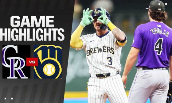 Rockies vs. Brewers Game Highlights (9/7/24) | MLB Highlights