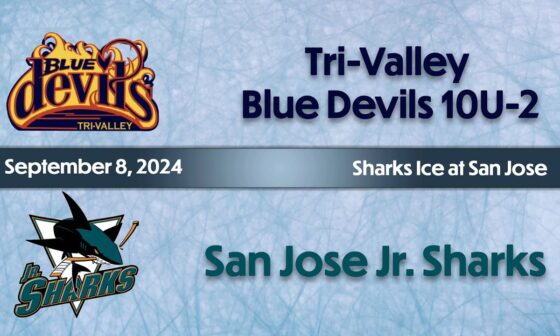 Tri-Valley Blue Devils 10U-2 vs. San Jose Jr. Sharks