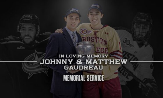 Johnny and Matthew Gaudreau Memorial Service