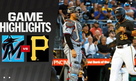 Marlins vs. Pirates Game Highlights (9/9/24) | MLB Highlights