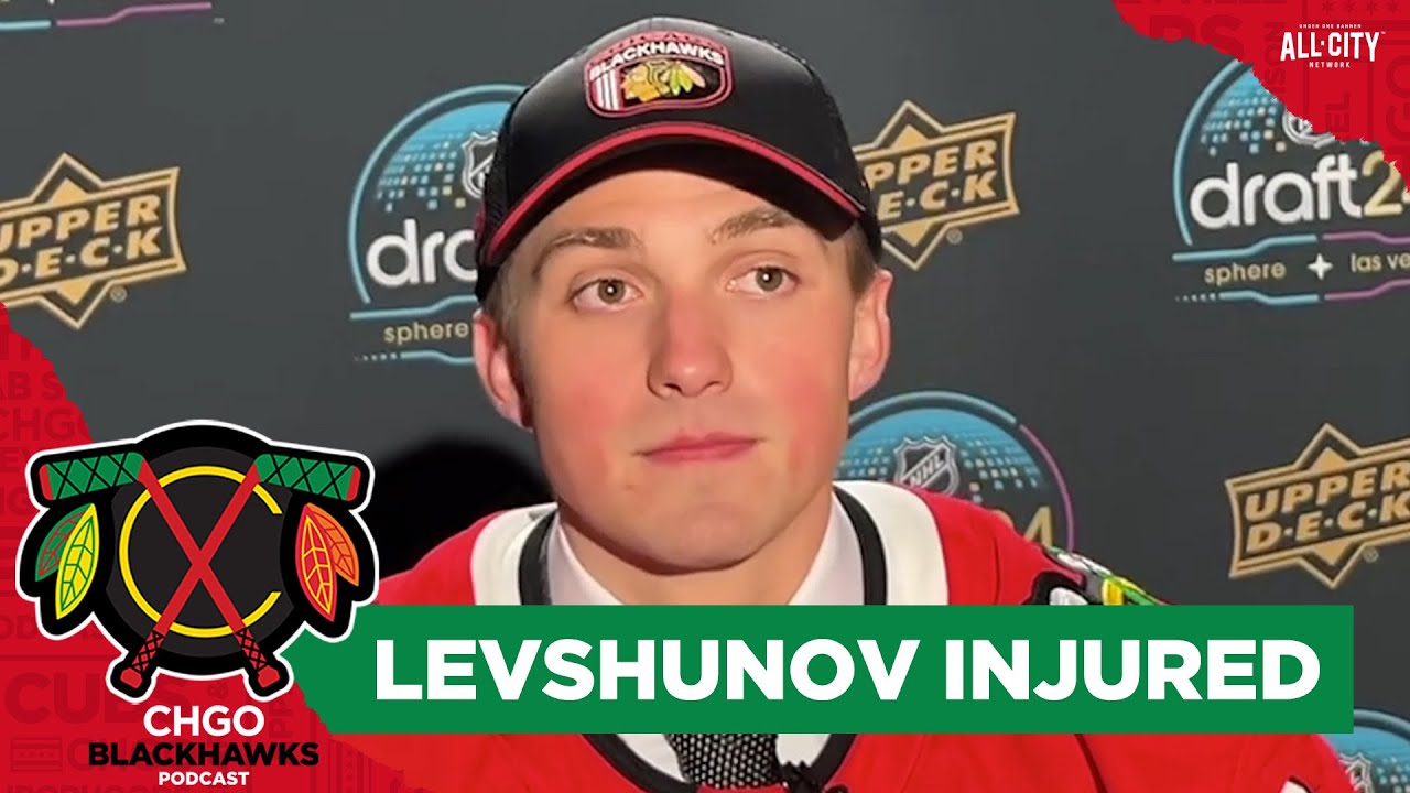 Chicago Blackhawks' Artyom Levshunov to miss Rookie Showcase with injury | CHGO Blackhawks Podcast