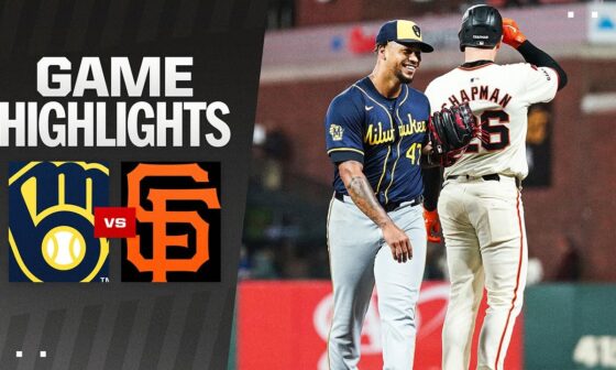 Brewers vs. Giants Game Highlights (9/12/24) | MLB Highlights