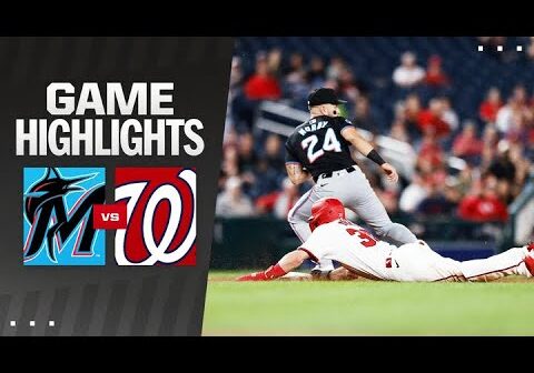 Marlins vs. Nationals Game Highlights (9/12/24) | MLB Highlights