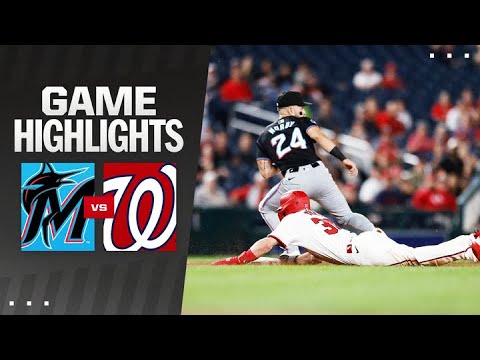 Marlins vs. Nationals Game Highlights (9/12/24) | MLB Highlights