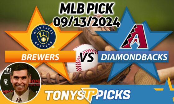 Milwaukee Brewers vs. Arizona Diamondbacks Pick 9/13/24 MLB Predictions