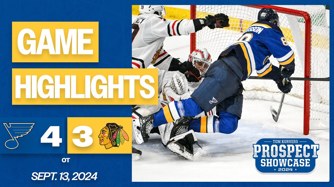 Prospect Game Highlights: Blues 4, Blackhawks 3 (OT)