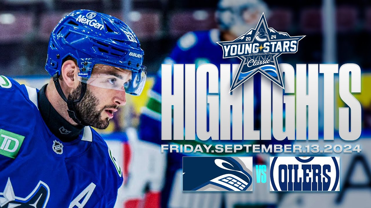 Canucks vs. Oilers Highlights | Young Stars (Sept. 13, 2024)