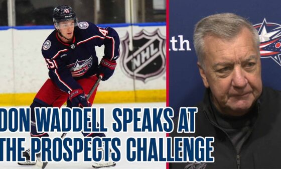 Blue Jackets General Manager Don Waddell Speaks at the 2024 Prospects Challenge | Media Availability