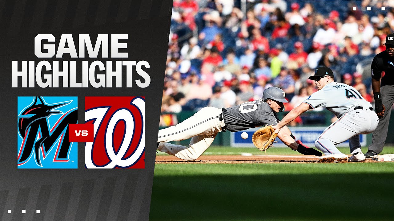 Marlins vs. Nationals Game Highlights (9/14/24) | MLB Highlights