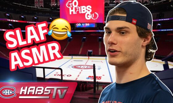 ASMR Making of the Bell Centre ice feat. Juraj Slafkovsky