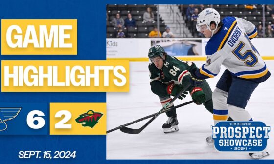 Prospect Game Highlights: Blues 6, Wild 2