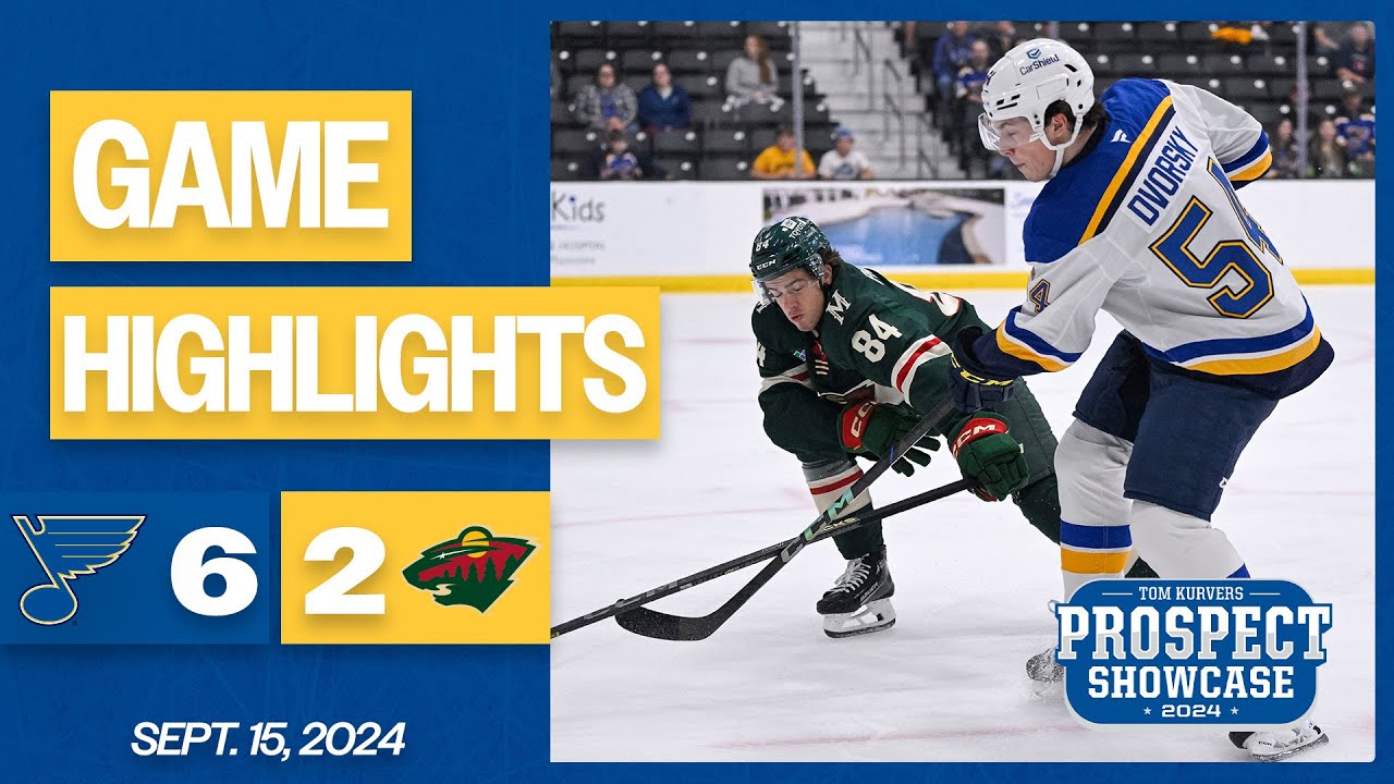 Prospect Game Highlights: Blues 6, Wild 2